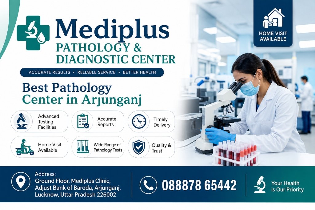 Mediplus Pathology & Diagnostic Center best pathology center in arjunganj